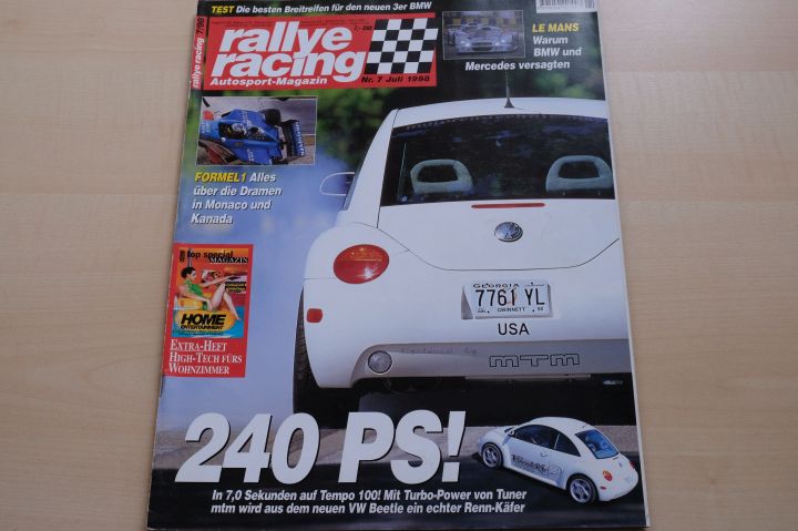 Deckblatt Rallye Racing (07/1998)